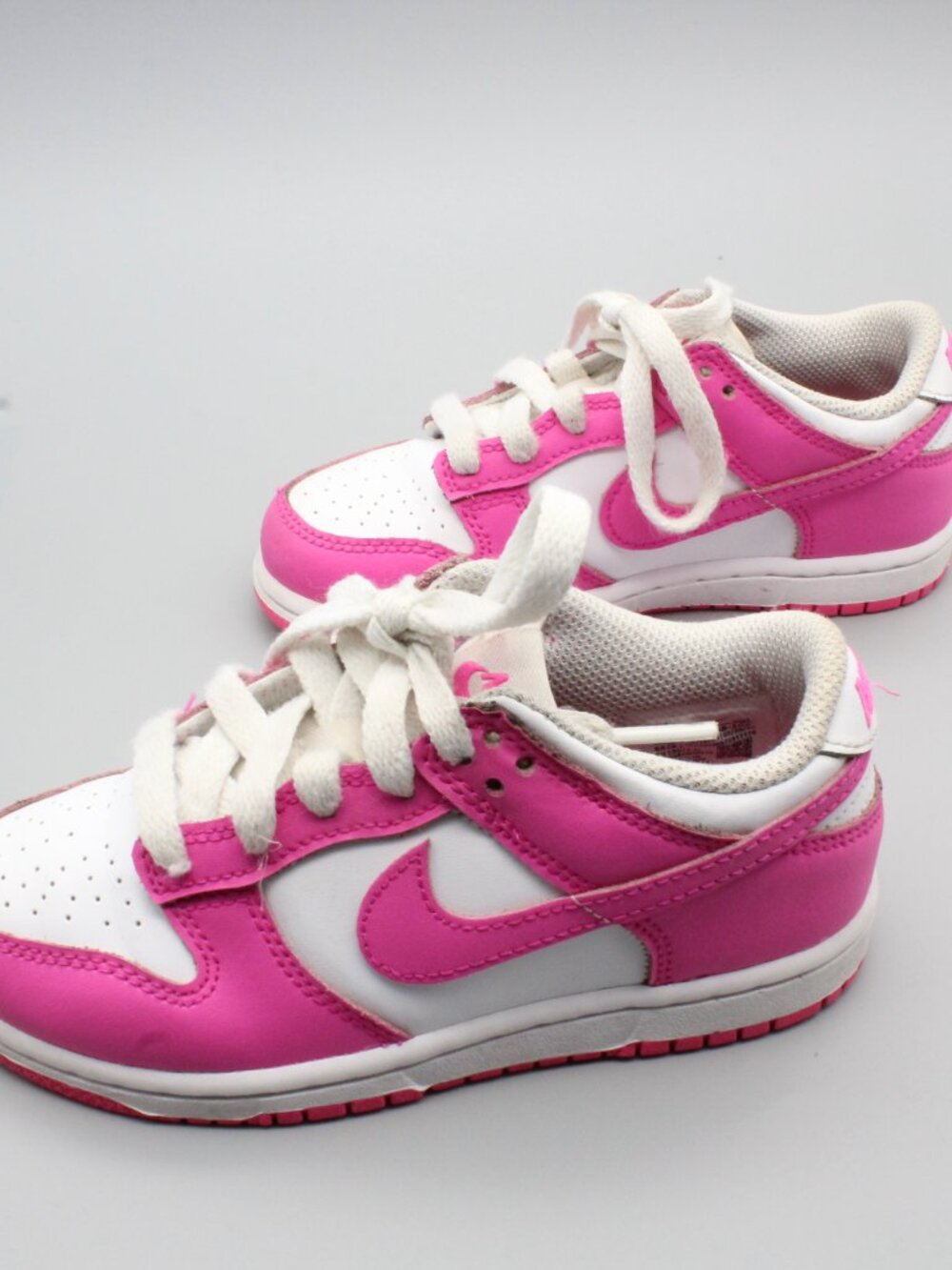 Nike Dunk Low PS Laser Fuchsia Girls Sz 12C - Picture 5 of 13